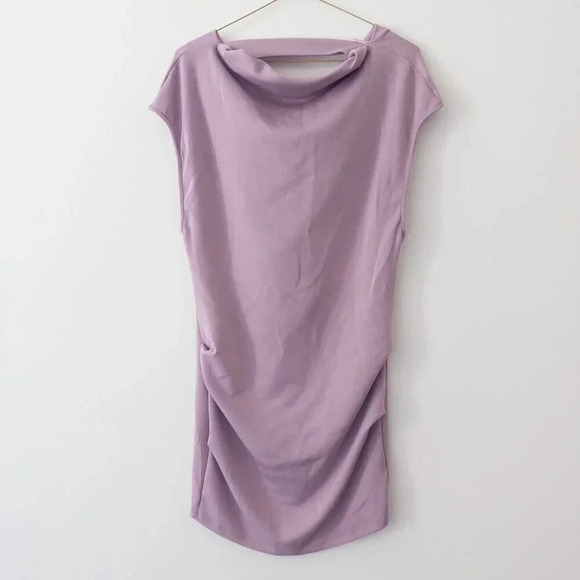 NWOT Free People Amelie Mini Dress (with Stretch!) in Purple, Size S - Picture 5 of 9